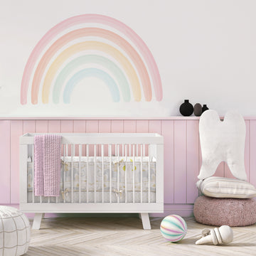 Adesivo Decorativo de Arco Íris RAINBOW - Cores Pastéis
